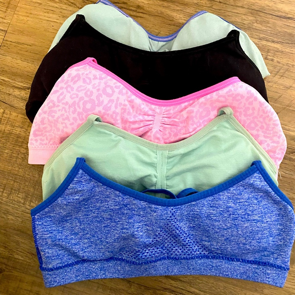 Pack of 5 kid training bras